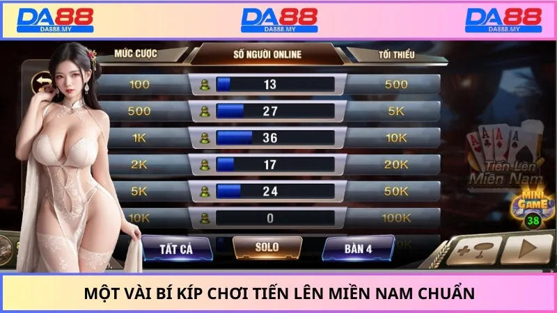 Một vài bí kíp chơi tiến lên miền Nam chuẩn